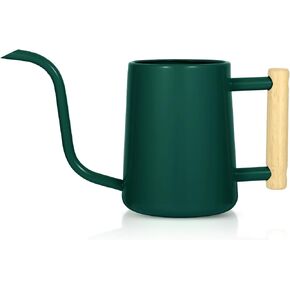 Watering Can for Indoor Plants, 35 oz/1000 ml Metal Stainless Steel Pot with Long Spout for House Plants Bonsai Outdoor Garden Flower Decorative (Black) in Saudi Arabia