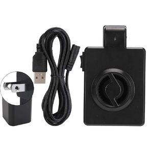 GLOGLOW Aquarium Chiller, Power Saving Mute Cooling Fan SmallCrab Shape Fan Mini USB Fish Coldwind Cooling Mounted Aquarium Fan for Fish Smaller Than 45 cm(US Plug)