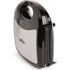 Salton 3-in-1 Pocket Sandwich Maker, 2.262 kg, Stainless Steel