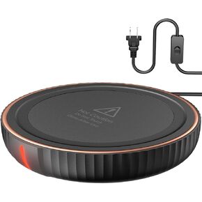 HouseGem Candle Warmer Plate,Cup Warmer for Desk - Electric Coffee Mug Warmer,Wax Candle Warmer,Candle Jar Warmer,Ideal Gift for Heating Coffee, Beverage, Milk, and Tea (Black)