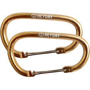 Big Gold Aluminum Carabiner Clips