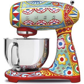 Dolce and Gabbana x Smeg SMF03DGUS Retro Style 5 Quart Stand Mixer,"Sicily Is My Love," Collection