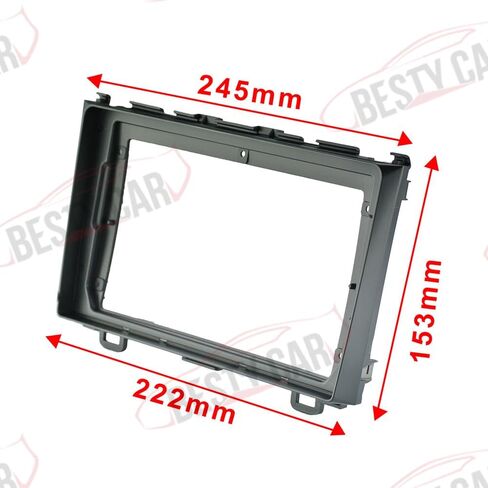 Fits for Honda CRV 2007-2012 Car Radio Stereo Fascia Frame Double DIN 9 inch Dash Installation Mounting Kit in Saudi Arabia
