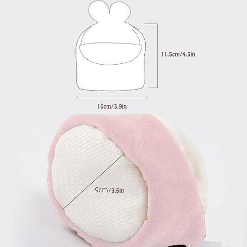 ABLAZEZAI Hamster Bed, Mini Small Animals Soft Warm Nest, Small Pet Sofa Bed, Mouse Cage House Accessories (Brown) in Saudi Arabia