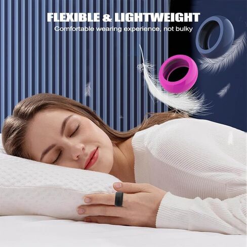 BO&DQQ 4 Pack Smart Ring Protector Cover Compatible with Oura Ring Gen3/ULTRAHUMAN Ring AIR/RingConn, Thin Soft Silicone Case Accessories Men Women in Saudi Arabia