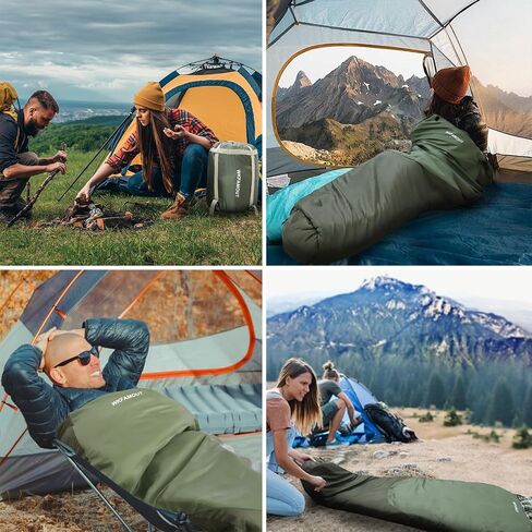 Cold Weather Mummy Sleeping Bag Flannel 0 Degree Winter Sleeping Bag Machine Washable Heavy Duty for Adults,Teenager with Compression Sack 4 Seasons for Camping Hiking Traveling in Saudi Arabia