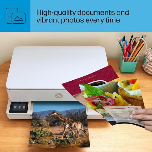 HP Envy 6155e Wireless All-in-One Color Inkjet Printer, Portobello, Print, scan, Copy, Duplex Printing Best-for-Home, 3 Months of Ink Included (714L5A) in Saudi Arabia