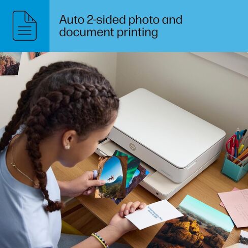HP Envy 6155e Wireless All-in-One Color Inkjet Printer, Portobello, Print, scan, Copy, Duplex Printing Best-for-Home, 3 Months of Ink Included (714L5A) in Saudi Arabia