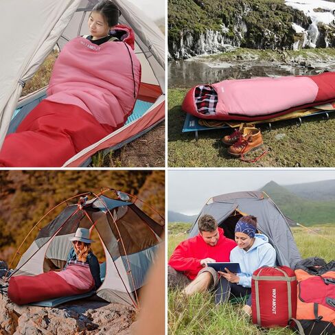 Cold Weather Mummy Sleeping Bag Flannel 0 Degree Winter Sleeping Bag Machine Washable Heavy Duty for Adults,Teenager with Compression Sack 4 Seasons for Camping Hiking Traveling in Saudi Arabia