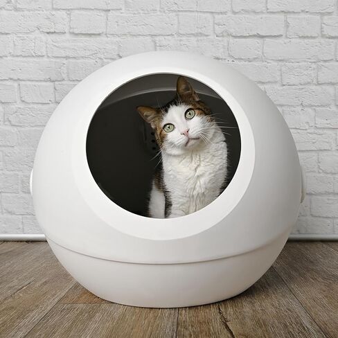 منحدر فضلات القطط، مصيدة فضلات مزدوجة الطبقات لصندوق فضلات القطط، خطوة ودرج فضلات سهلة التنظيف، دخول سهل للقطط الكبيرة متوافق مع نماذج مختلفة صندوق فضلات التنظيف الذاتي in Kuwait