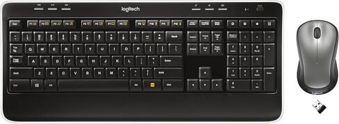 مجموعة لوحة المفاتيح والماوس اللاسلكية Logitech MK520 - لوحة مفاتيح وماوس، عمر بطارية طويل، اتصال آمن بسرعة 2.4 جيجا هرتز in Saudi Arabia