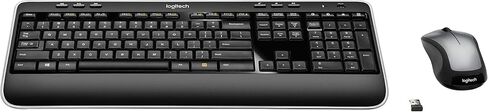مجموعة لوحة المفاتيح والماوس اللاسلكية Logitech MK520 - لوحة مفاتيح وماوس، عمر بطارية طويل، اتصال آمن بسرعة 2.4 جيجا هرتز in Saudi Arabia
