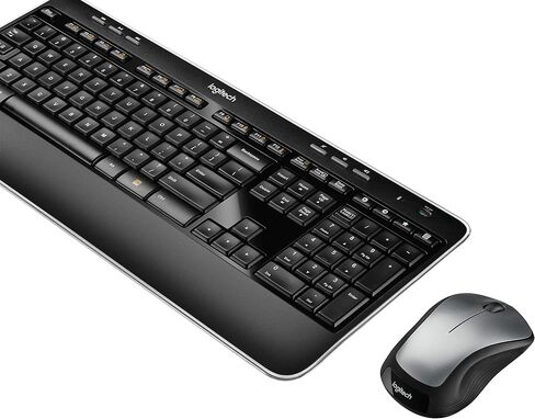 مجموعة لوحة المفاتيح والماوس اللاسلكية Logitech MK520 - لوحة مفاتيح وماوس، عمر بطارية طويل، اتصال آمن بسرعة 2.4 جيجا هرتز in Saudi Arabia