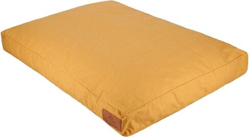 Durable & Comfortable Canvas Dog Bed Cover Only, Premium Quality Water-Repellent Coating & Dirt Resistance, Removable & Washable Outer Cover w/Zippers (Large- Tan Cover) in Saudi Arabia