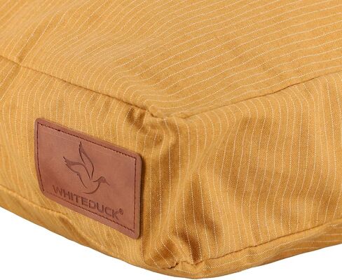 Durable & Comfortable Canvas Dog Bed Cover Only, Premium Quality Water-Repellent Coating & Dirt Resistance, Removable & Washable Outer Cover w/Zippers (Large- Tan Cover) in Saudi Arabia