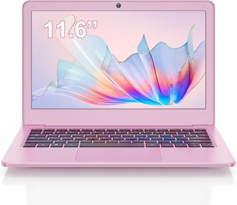 Small Laptop 11.6" Laptops Computer for Students, Mini Laptop 8GB RAM, N4000 Dual Core Processor,128GB ROM SSD, Slim and Lightweight Notebook for Work and Students Laptops (Silver) in Saudi Arabia