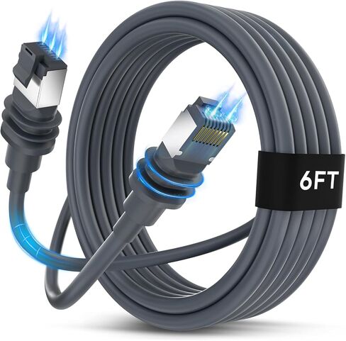 كابل Starlink Gen 3، كابل قصير 30 قدم، كابل تمديد قياسي بديل V3 Starlink Mini Ethernet مقاوم للماء، رمادي in Kuwait