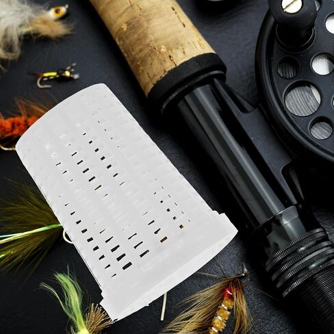 VANZACK 10Pcs Fishing Bait Cage Traps Feeder Holder Box Large Size Baits Case Barrel Fish Lure Plastic Basket Fishing in Saudi Arabia