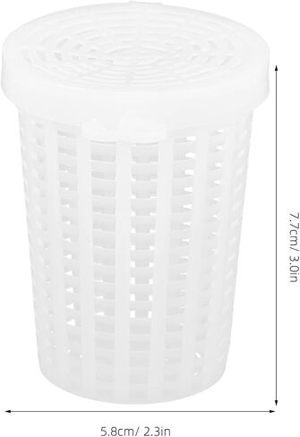 VANZACK 10Pcs Fishing Bait Cage Traps Feeder Holder Box Large Size Baits Case Barrel Fish Lure Plastic Basket Fishing in Saudi Arabia