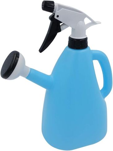 علبة سقاية مع بخاخ لنباتات بونساي المنزلية، أزرق 40.57 أونصة/1200 مل، 2 في 1 وعاء سقي بالضغط لتطهير الشرفة مزدوج الاستخدام in Kuwait