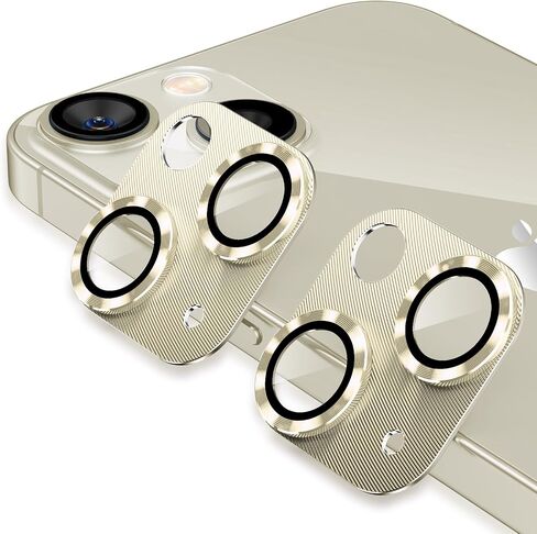 Korecase [عبوتان] واقي عدسة الكاميرا لهاتف iPhone 14 /iPhone 14 Plus طبقة غطاء كاميرا معدنية من الزجاج المقوى، حافظة عدسة خلفية مناسبة لهاتف iPhone 14 / iPhone 14 Plus - أزرق سييرا in Kuwait