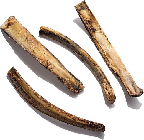 Jack&Pup Rib Bones for Dogs | All Natural Large Dog Bones| Single Ingredient Dog Chew Bones for Medium to Large Dogs (12 inch (6 Pack)) in Saudi Arabia
