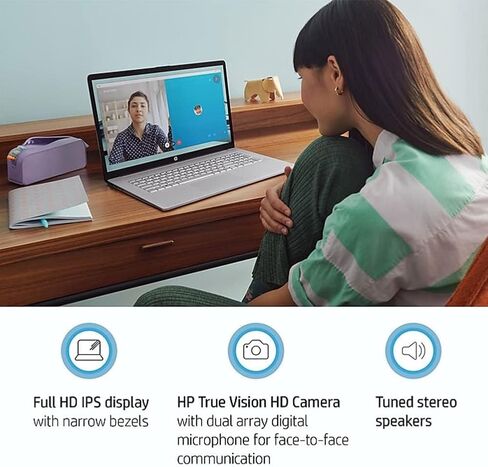 كمبيوتر محمول HP 15 Business، AMD Ryzen 5 5500U، شاشة 15.6 بوصة FHD، Windows 11 Pro، ذاكرة وصول عشوائي 16 جيجابايت، SSD 512 جيجابايت، قارئ بطاقة SD، شحن سريع، دبوس ذكي AC، بطاقة USB Durlyfish سعة 32 جيجابايت in Kuwait