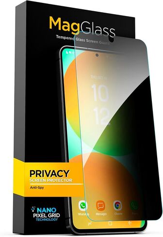 واقي شاشة غير لامع من magglass لهاتف Samsung Galaxy S24 FE (متوافق مع مستشعر بصمات الأصابع) زجاج مقسى مقاوم للخدش/التلطخ (2024) in Kuwait