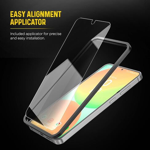 واقي شاشة غير لامع من magglass لهاتف Samsung Galaxy S24 FE (متوافق مع مستشعر بصمات الأصابع) زجاج مقسى مقاوم للخدش/التلطخ (2024) in Kuwait
