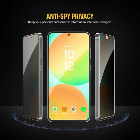 واقي شاشة غير لامع من magglass لهاتف Samsung Galaxy S24 FE (متوافق مع مستشعر بصمات الأصابع) زجاج مقسى مقاوم للخدش/التلطخ (2024) in Kuwait