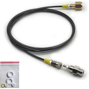 External Soda Water Maker Machine Fill Station Adapter and 98 Inches Hose Kit With Quick Disconnect Connector TR21-4