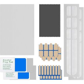 Privacy Screen Accessories Kit Adhesive Strips and Slide Mount Holder Tabs for Monitors and Laptops - Easy On/Off Security Filter with Replacement Kit for Monitor and Laptop Privacy Protection