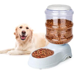 Pet Water Dispenser Station for Large Dogs and Cats,3 Gallon/11L Gravity Automatic Feeder, Cat Dog Water Fountain, Dog Water Bowl Dispenser,Large Breed Dog Drinking Fountain