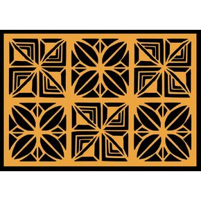 Samoan Patchwork Stencil