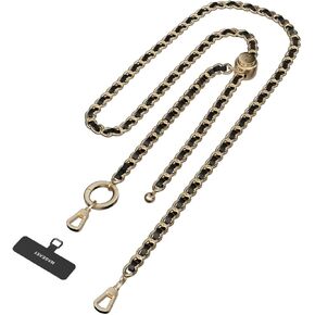 MAGEASY Crossbody Phone Chain Strap - Universal Metal Crossbody Phone Lanyard With Adjustable Length, Chic Cell Phone Necklace Phone Crossbody Strap for iPhone & Android Phones