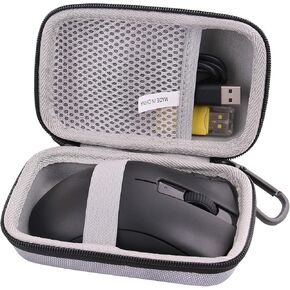 Hard EVA Carrying Case Compatible with Razer Viper V3 Pro/Viper V3 HyperSpeed/Viper V2 Pro/DeathAdder V3 Pro Wireless Esports Gaming Mouse storage box (grey)
