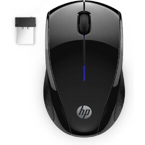 HP X3000 G3 Wireless Mouse - Black, 15-Month Battery, Side Grips for Control, Travel-Friendly, Blue LED, Powerful 1600 DPI Optical Sensor, compatible with Wins PC/Laptop, Mac, Chromebook (683N7AA#ABL)