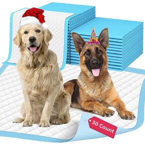 XXL Thicken Puppy Pee Pads for Dogs 36"x32" 30 Count, Pee Pads Extra Large, Leak-Proof & Super Absorbent Dog Pee Pads, Disposable Quick Dry Potty Pads Puppy Training Pads for Dogs Cats Pets