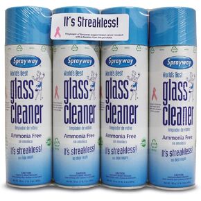 Sprayway Glass Cleaner - 6 Cans