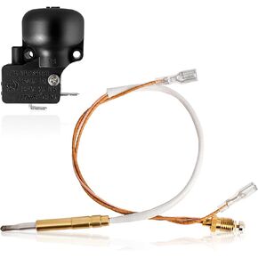 IDEASURE Patio Gas Heater Repair Replacement Parts Thermocoupler & Dump Switch Control,Patio Heater Safety Kit Replacement for Room Heaters Garden Outdoor Heaters