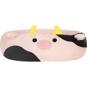 Squishmallows Original 20-Inch Connor The Cow Pet Bed - Small Ultrasoft Official Jazwares Plush Pet Bed