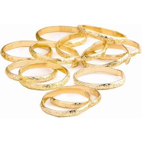 Amscan Gold Wedding Ring Bands - 3/4', 288 Pcs