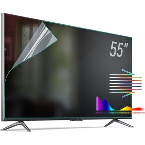 55 Inch Anti-Glare TV Film,Blue Light Anti Scratch Film for 55 Inch,55" TV Anti Glare Screen Protector TV Glare Stopper Matte Film