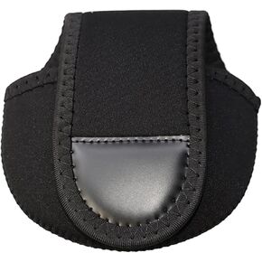 1pc Black Fishing Reel Cover-Spinning/Baitcasting Reel-Slimplicty Fashionable Case Bag Protective Pouch Storage Cover Bag for 100 150 Series Baitcaster Fishing Reel Bag Storage,Reels and Accessories