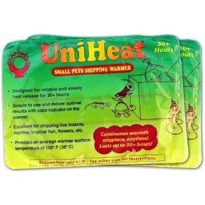 Uniheat Shipping Warmer 30+ Hours, 16 Pack >Plus!< 1-9"x24" Shipping Bags, 30+ Hour Warmth for Shipping Live Corals, Small Pets, Fish, Insects, Reptiles, Etc.