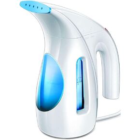 Hilife Steamer for Clothes, Portable Handheld Design, Strong Penetrating Steam Removes Wrinkles, 240ml Big Capacity Suitable for Home, Office, Travel (Maya Blue)
