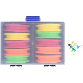 Alomejor 10pcs Fishing Foam Spools Fishing Winding Board Line Storage Foam Spools Tool Mix Color Fishing Accessories