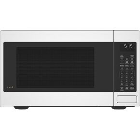 Café CEB515P4NWM Countertop Convection Microwave Oven, Broil, Auto-Cook, Roast, Defrost, Warm, Scan-to-Cook WiFi-Connectivity, 1000 Watts, Smart Home & Kitchen Essentials, New 1.5 Cu. Ft, Matte White