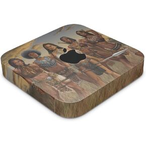 Skin Compatible with Apple Mac Mini M2 (2023) - African Queens - Premium 3M Vinyl Protective Wrap Decal Cover - Easy to Apply | Crafted in The USA by MightySkins