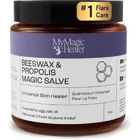 Beeswax & Propolis Magic Salve | Boils & Infected Cyst Treatment | Cystic Acne | Hidradenitis Suppurativa Abscesses | Pulls Out the Pus | Relieves Skin from Pain and Discomfort | Universal Skin Healer